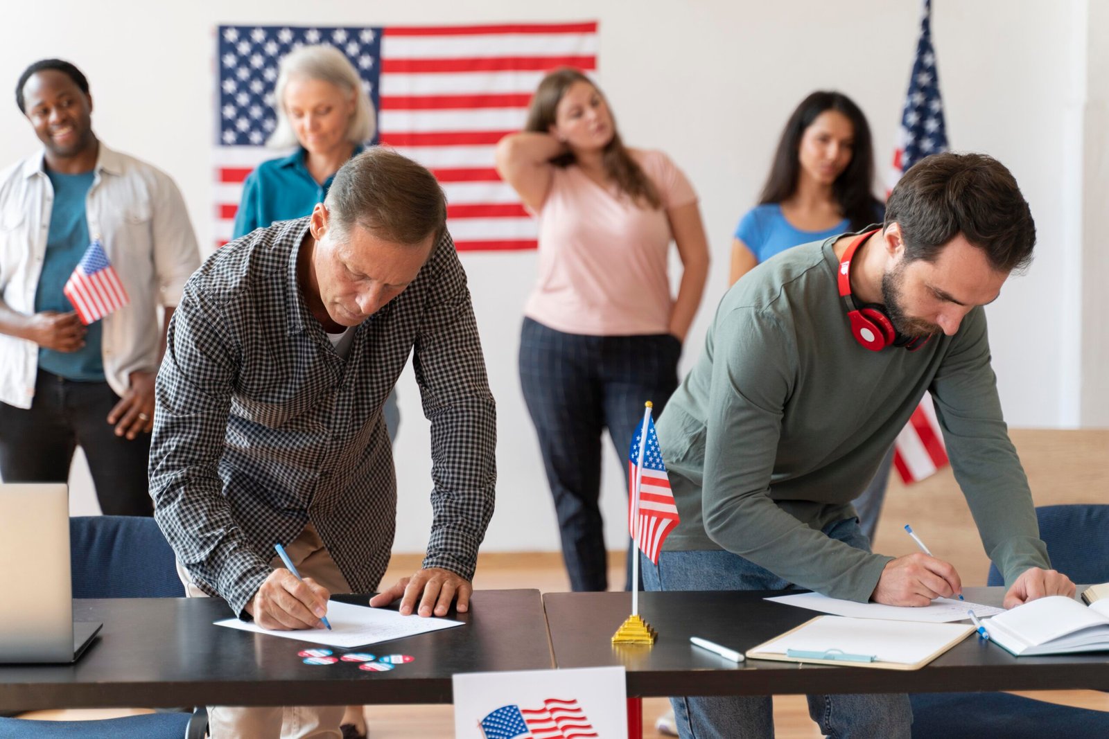 people registering vote united states